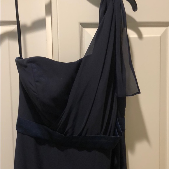 Badgley Mischka Bridesmaids Navy gown. Worn once - Picture 3 of 4